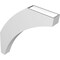 Ekena Millwork 4-in. W x 28-in. D x 32-in. H Thorton Architectural Grade PVC Knee Brace BRCP04X28X32THR - alternate 2